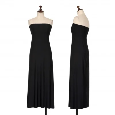 ISSEY MIYAKE Rayon Poly Stretch Tube Top Dress