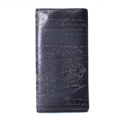 Berluti Calligraphy Long Wallet