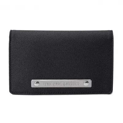 Jean-Paul GAULTIER Logo Plate Nylon Card Case