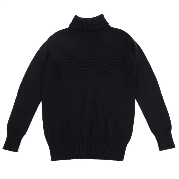 JUNYA WATANABE MAN COMME des GARCONS Jacquard Wool Knit Blue M K-134687_001