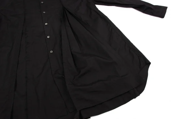 BLACK COMME des GARCONS Cutting Cotton Long Shirt K-134689_011