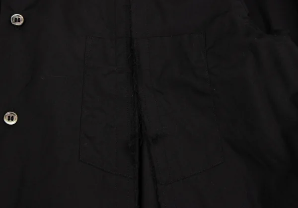 BLACK COMME des GARCONS Cutting Cotton Long Shirt K-134689_007