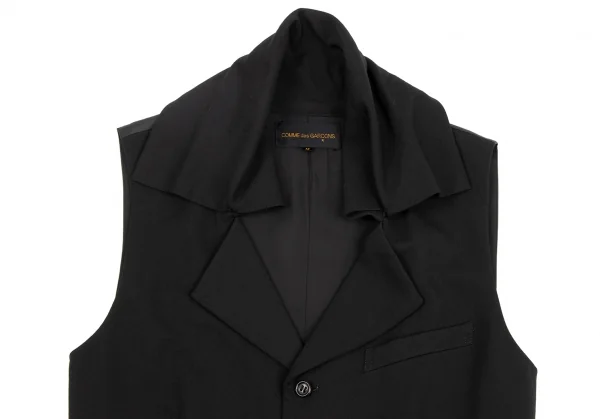 COMME des GARCONS Wool Design Collar Vest K-134694_003