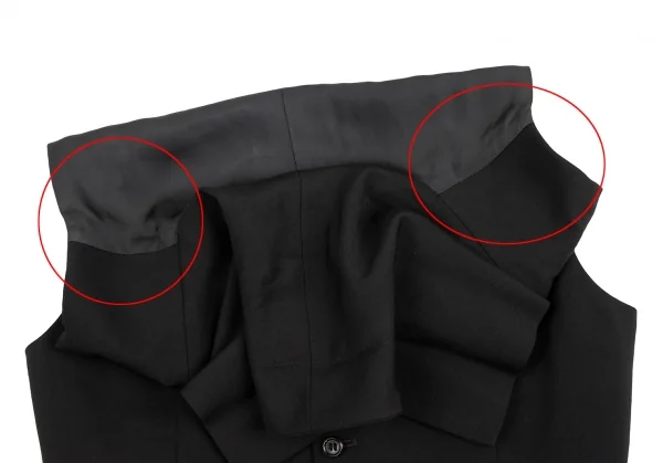 COMME des GARCONS Wool Design Collar Vest K-134694_005