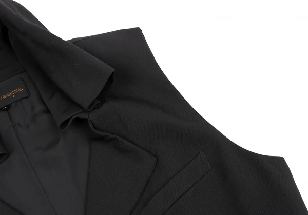 COMME des GARCONS Wool Design Collar Vest K-134694_008