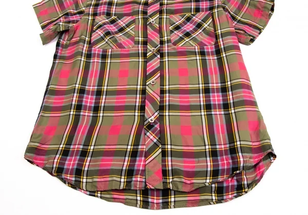 JUNYA WATANABE MAN PINK COMME des GARCONS Check Shirt K-134699_010