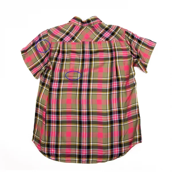 JUNYA WATANABE MAN PINK COMME des GARCONS Check Shirt K-134699_012