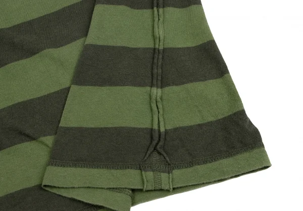 ジュンヤワタナベ コムデギャルソンJUNYA WATANABE COMME des GARCONS インサイドアウトボーダーカットソー 緑S K-134700_009