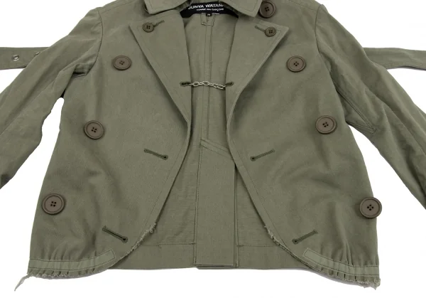 JUNYA WATANABE Belted Tranch Design Short Jacket K-134701_010