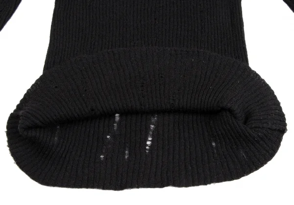 tricot COMME des GARCONS Destroy Design Rib Knit Sweater K-134710_012