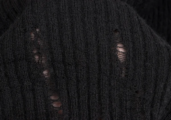 tricot COMME des GARCONS Destroy Design Rib Knit Sweater K-134710_015