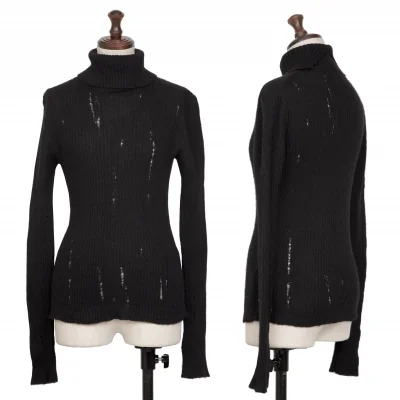 tricot COMME des GARCONS Destroy Design Rib Knit Sweater