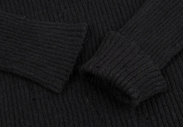 tricot COMME des GARCONS Destroy Design Rib Knit Sweater K-134710_009