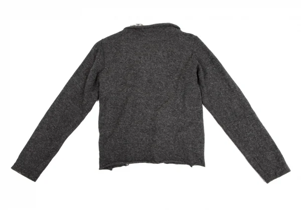 tricot COMME des GARCONS Flower Dot Lining Switching Knit Jacket K-134711_012