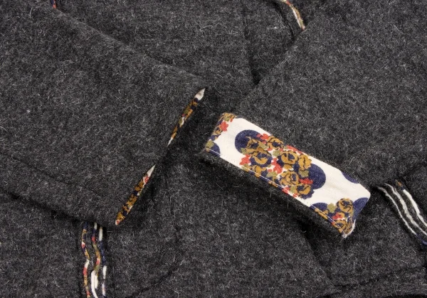 tricot COMME des GARCONS Flower Dot Lining Switching Knit Jacket K-134711_008