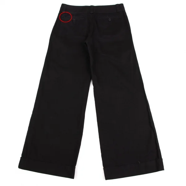 tricot COMME des GARCONS Cotton Linen Canvas Wide Pants K-134718_015