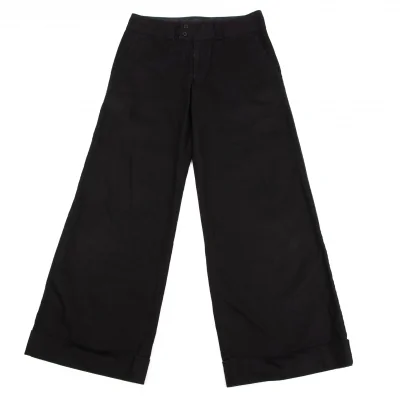 tricot COMME des GARCONS Cotton Linen Canvas Wide Pants