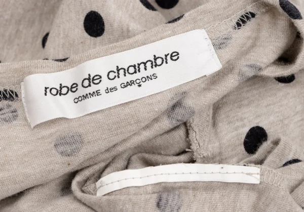 robe de chambre COMME des GARCONS Dot Printed Zip T Shirt K-134722_010