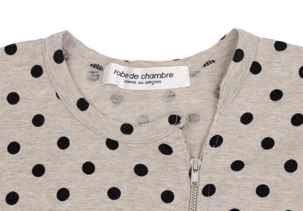 robe de chambre COMME des GARCONS Dot Printed Zip T Shirt K-134722_003