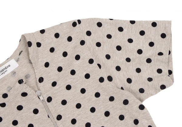 robe de chambre COMME des GARCONS Dot Printed Zip T Shirt K-134722_005