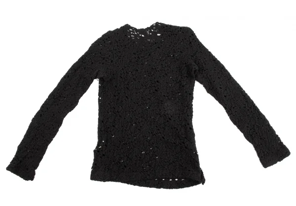 robe de chambre COMME des GARCONS Crochet Knit Sweater K-134723_011