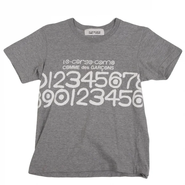 10 Corso Como COMME des GARCONS Logo Printed T Shirt Grey S K-134729_001