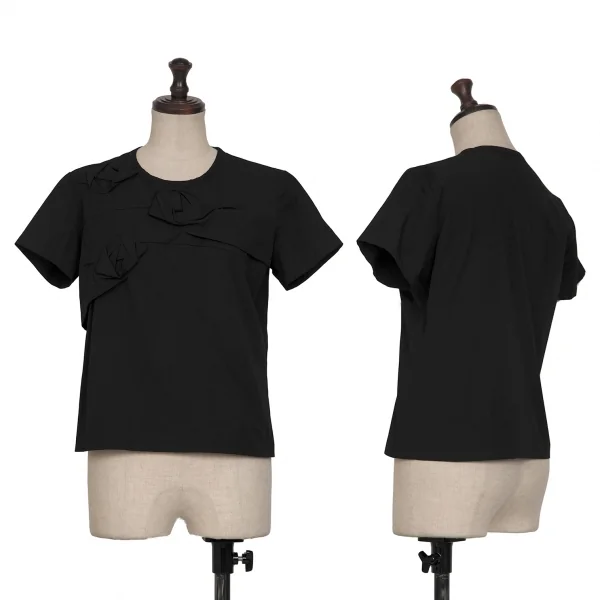 JUNYA WATANABE COMME des GARCONS Corsage Design Stretch T Shirt Black XS-S K-134737_001