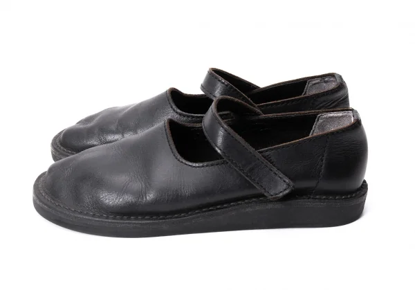 トリココムデギャルソンtricot COMME des GARCONS レザーストラップシューズ 黒22.5 K-134741_003
