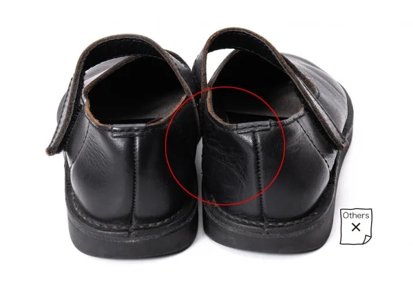 トリココムデギャルソンtricot COMME des GARCONS レザーストラップシューズ 黒22.5 K-134741_004