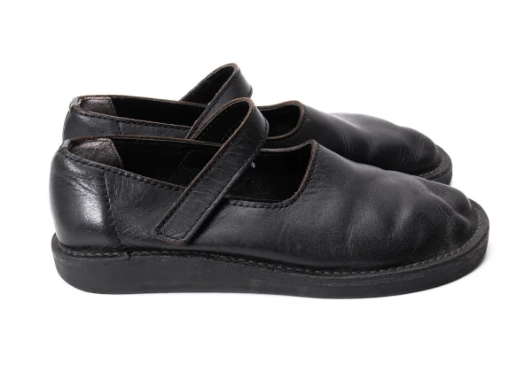 トリココムデギャルソンtricot COMME des GARCONS レザーストラップシューズ 黒22.5 K-134741_005