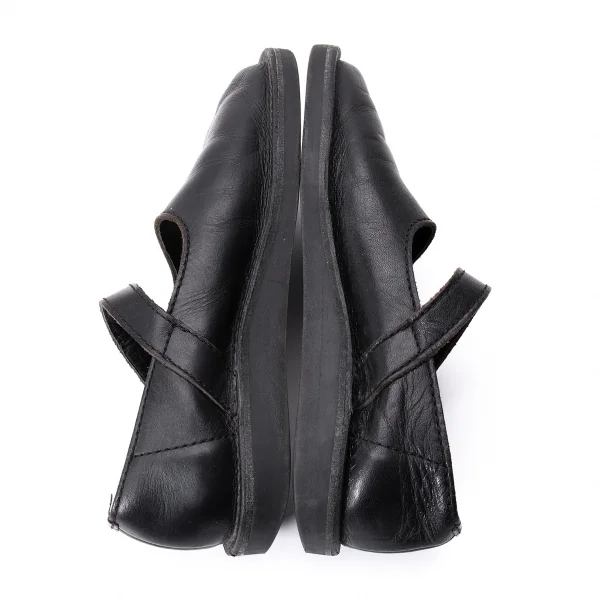 トリココムデギャルソンtricot COMME des GARCONS レザーストラップシューズ 黒22.5 K-134741_007