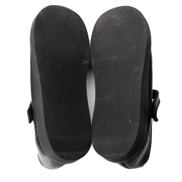 トリココムデギャルソンtricot COMME des GARCONS レザーストラップシューズ 黒22.5 K-134741_009