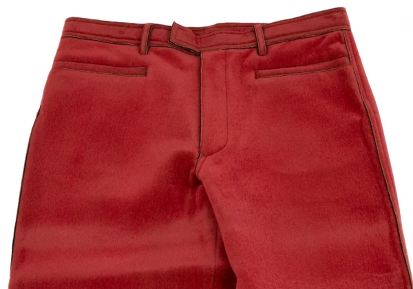 ジャンポールゴルチエ オムJean Paul GAULTIER HOMME フロッキーナイロンパンツ 赤48 K-134751_002