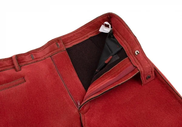 ジャンポールゴルチエ オムJean Paul GAULTIER HOMME フロッキーナイロンパンツ 赤48 K-134751_003