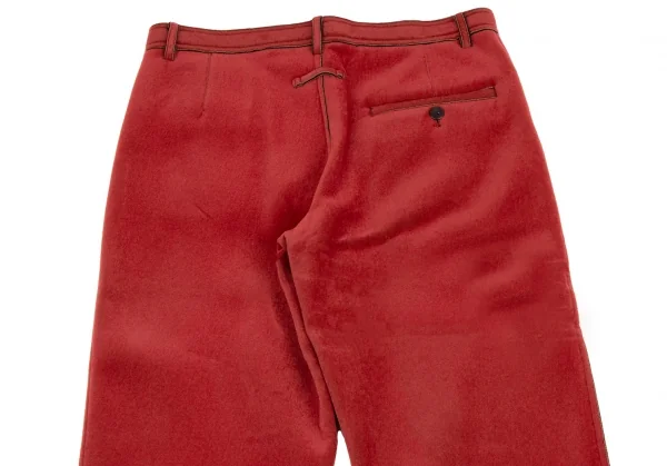 ジャンポールゴルチエ オムJean Paul GAULTIER HOMME フロッキーナイロンパンツ 赤48 K-134751_008