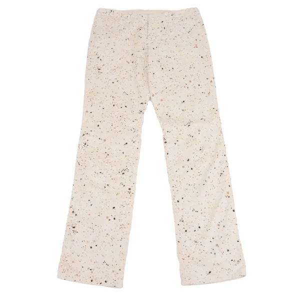Jean Paul GAULTIER HOMME Marble Printed Cotton Pants Beige 48 K-134761_001