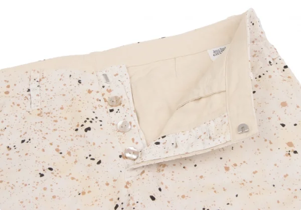 Jean Paul GAULTIER HOMME Marble Printed Cotton Pants K-134761_003
