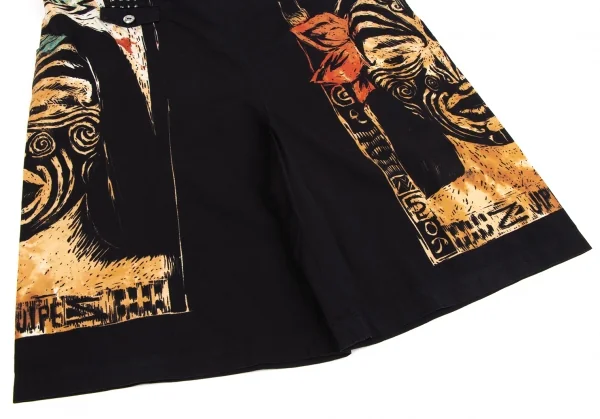 Jean Paul GAULTIER HOMME Native Printed Cotton Shorts K-134762_006