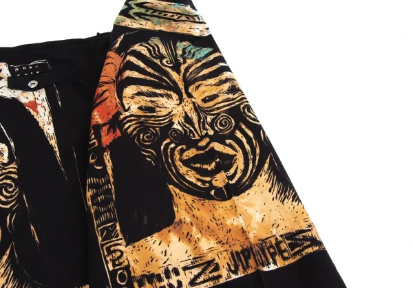 Jean Paul GAULTIER HOMME Native Printed Cotton Shorts K-134762_007