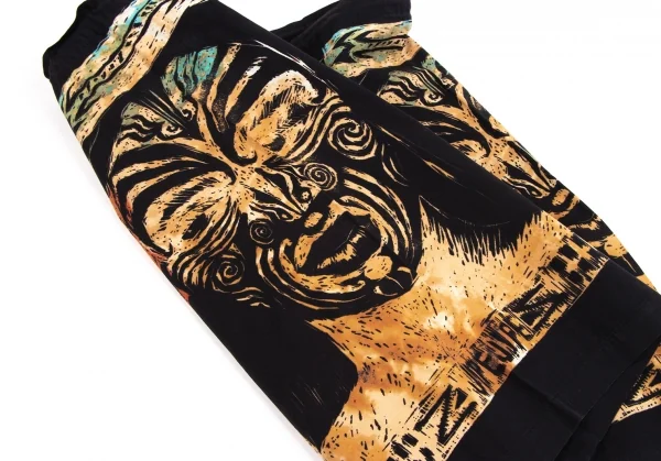 Jean Paul GAULTIER HOMME Native Printed Cotton Shorts K-134762_008