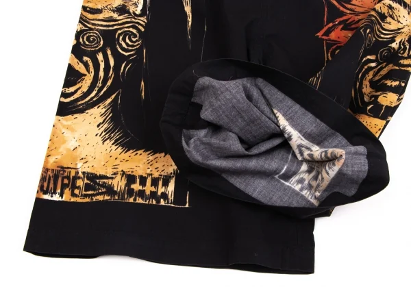 Jean Paul GAULTIER HOMME Native Printed Cotton Shorts K-134762_009