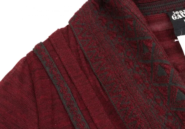 Jean Paul GAULTIER MAILLE FEMME Native Jacquard Cardigan K-134765_004