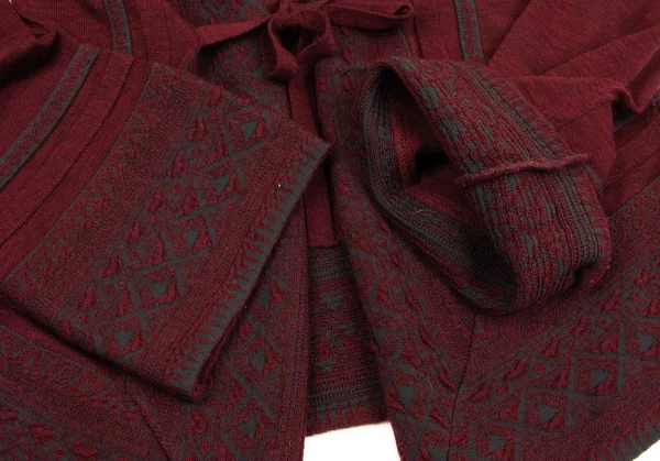 Jean Paul GAULTIER MAILLE FEMME Native Jacquard Cardigan K-134765_007