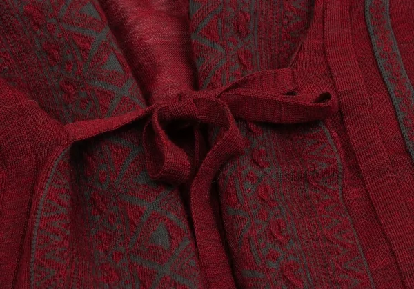 Jean Paul GAULTIER MAILLE FEMME Native Jacquard Cardigan K-134765_009