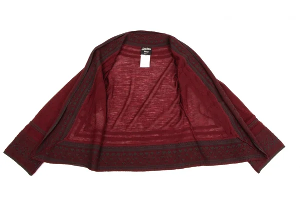 Jean Paul GAULTIER MAILLE FEMME Native Jacquard Cardigan K-134765_011