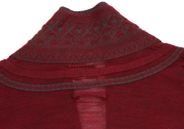 Jean Paul GAULTIER MAILLE FEMME Native Jacquard Cardigan K-134765_013