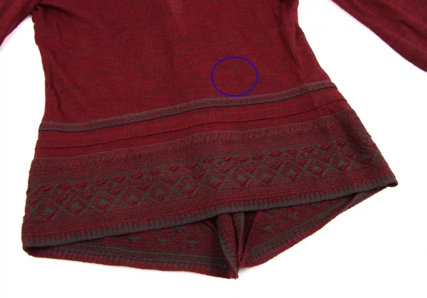 Jean Paul GAULTIER MAILLE FEMME Native Jacquard Cardigan K-134765_015