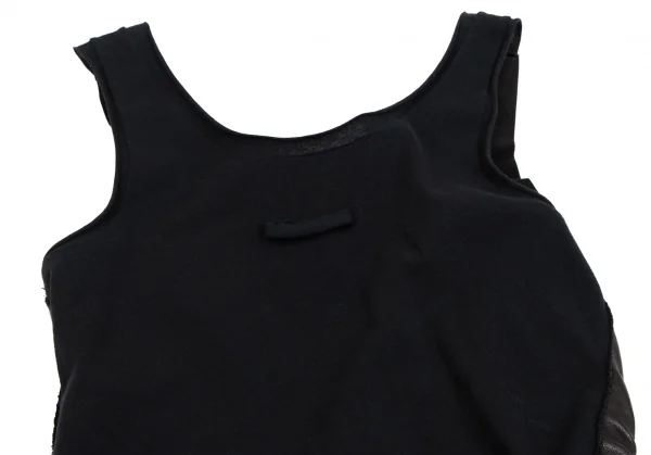 Jean Paul GAULTIER MAILLE FEMME Front Leather Sleeveless K-134769_012