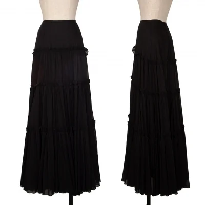 Jean Paul GAULTIER FEMME Switching Tiered Cotton Skirt