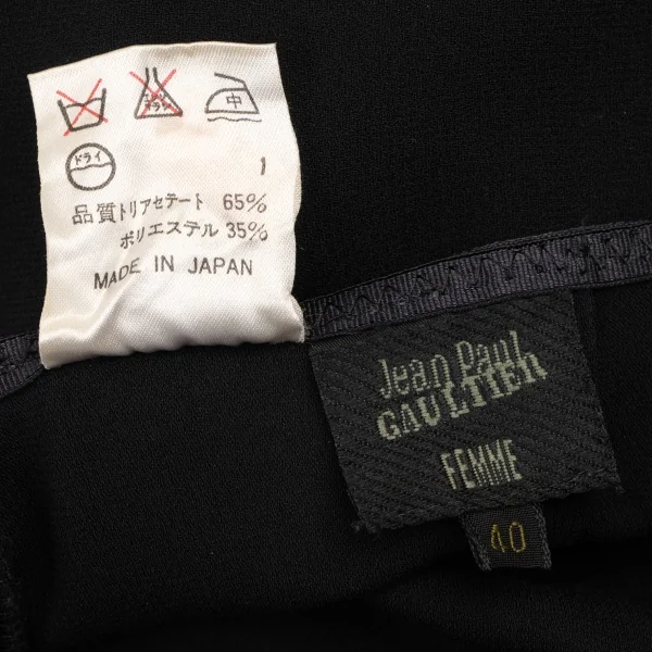 Jean-Paul GAULTIER FEMME Hem Drawstring Cropped Pants K-134792_012